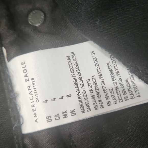 AMERICAN EAGLE BLACK NEXT LEVEL STRETCH SHORTS 👌 - Picture 8 of 8